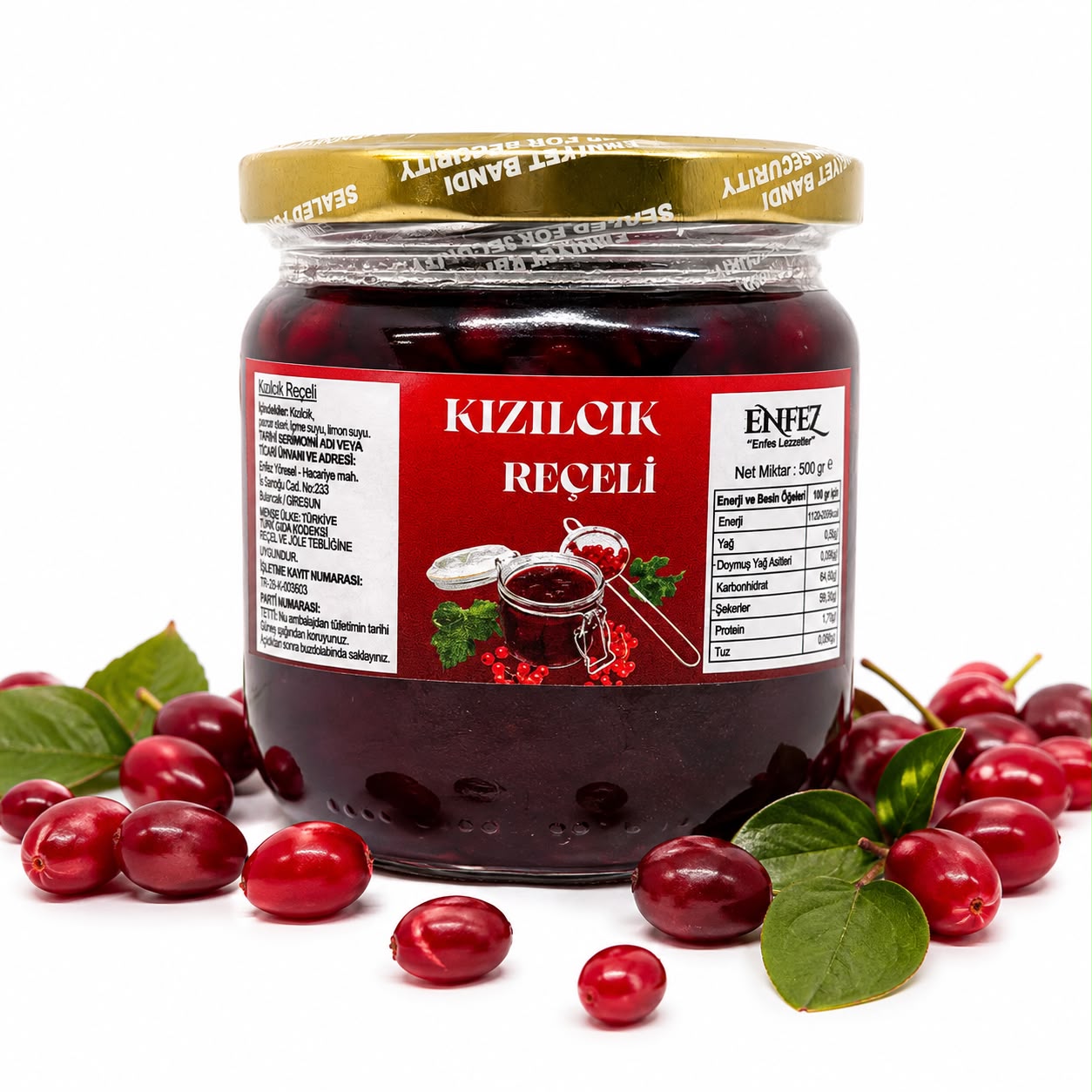 Kızılcık Reçeli 500 gr